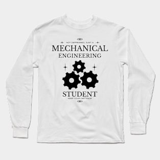 Mechanical Engineering Student - White Version - Engineers Long Sleeve T-Shirt